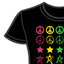 Girls Peace Out Rainbow Shirt
